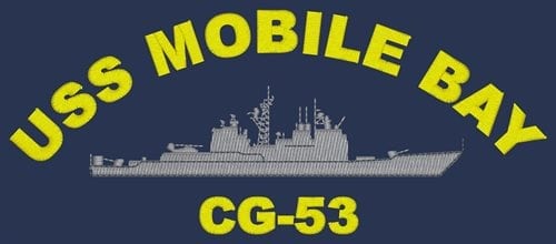 USS Mobile Bay CG-53 Official Military Patch – Popular Patch Collectible
