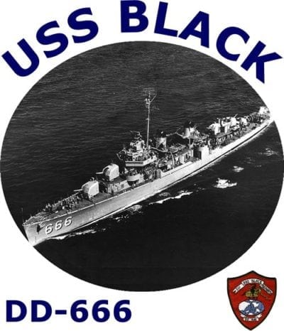 DD 666 USS Black
