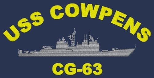 USS Cowpens CG-63 Veteran Decal Mens Casual Classic Fit Short Summer Beach Shorts 