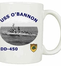 DD 450 USS O'Bannon Coffee Mug