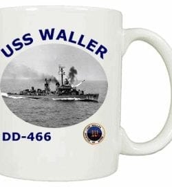 DD 466 USS Waller Coffee Mug