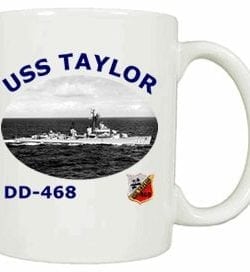 DD 468 USS Taylor Coffee Mug