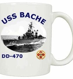 DD 470 USS Bache Coffee Mug