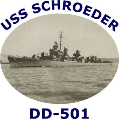 DD 501 USS Schroeder