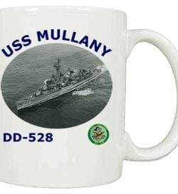 DD 528 USS Mullany Coffee Mug