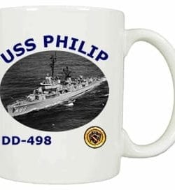 DD 498 USS Philip Coffee Mug