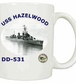 DD 531 USS Hazelwood Coffee Mug