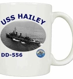 DD 556 USS Hailey Coffee Mug
