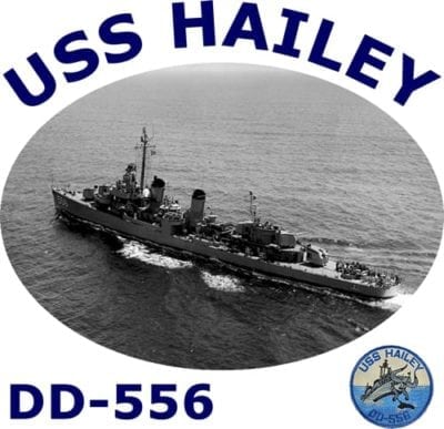 DD 556 USS Hailey