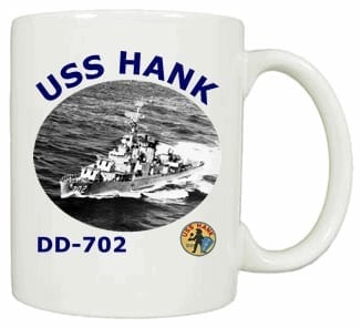 DD 702 USS Hank Coffee Mug