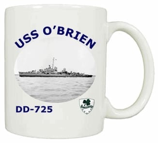 DD 725 USS O Brien Coffee Mug