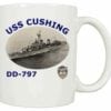 DD 797 USS Cushing Coffee Mug