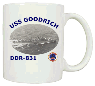 DDR 831 USS Goodrich Coffee Mug