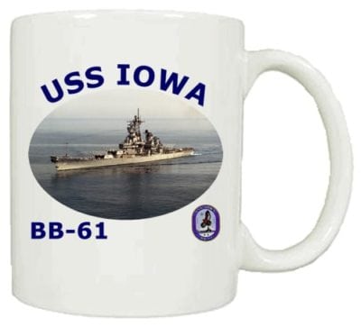 BB 61 USS Iowa Coffee Mug