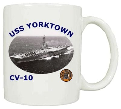 CV 10 USS Yorktown Coffee Mug