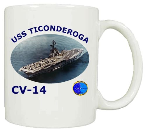 CV 14 USS Ticonderoga Coffee Mug