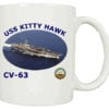 CV 63 USS Kitty Hawk Coffee Mug