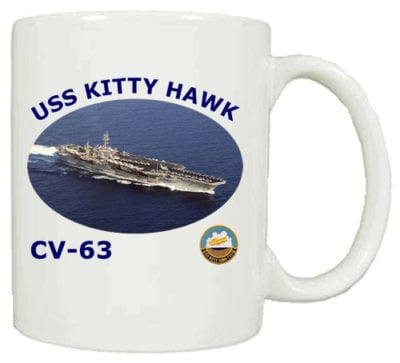 CV 63 USS Kitty Hawk Coffee Mug