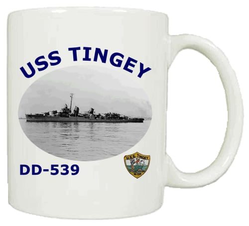 DD 539 USS Tingey Coffee Mug