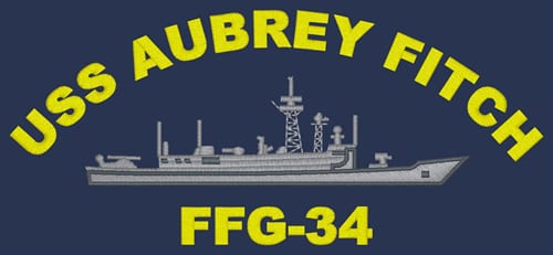 FFG 34 USS Aubrey Fitch Embroidered Hat