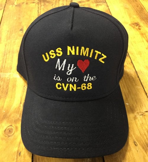 Navy Family Embroidered Hats & Polo Shirts