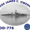 DD 776 USS James C Owens