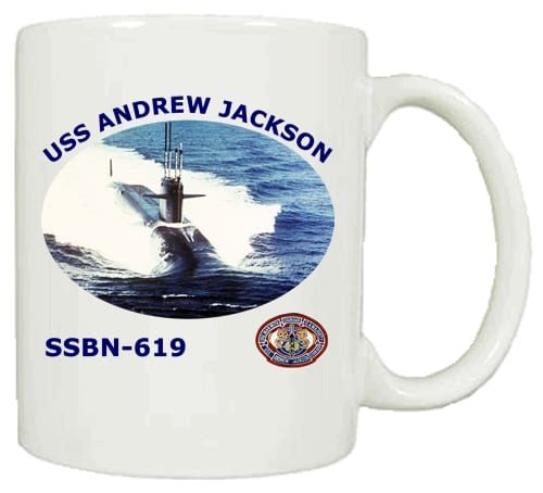 SSBN 619 USS Andrew Jackson Coffee Mug