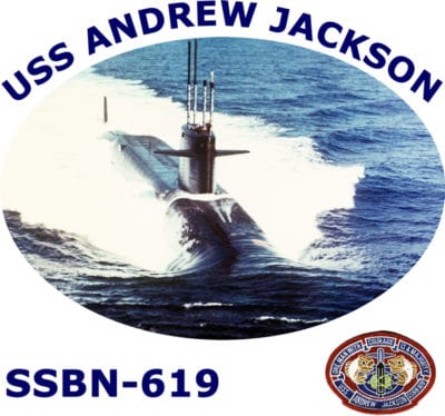 SSBN 619 USS Andrew Jackson