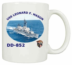 DD 852 USS Leonard F Mason Coffee Mug