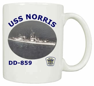 DD 859 USS Norris Coffee Mug