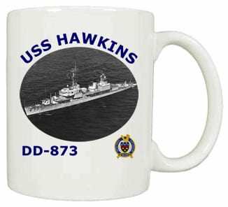 DD 873 USS Hawkins Coffee Mug