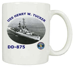 DD 875 USS Henry W Tucker Coffee Mug