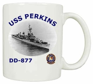DD 877 USS Perkins Coffee Mug