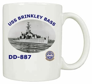 DD 887 USS Brinkley Bass Coffee Mug