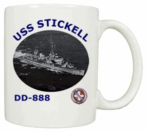 DD 888 USS Stickell Coffee Mug