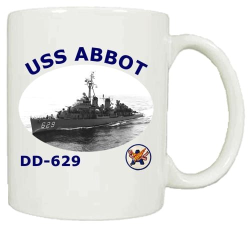 DD 629 USS Abbot Coffee Mug