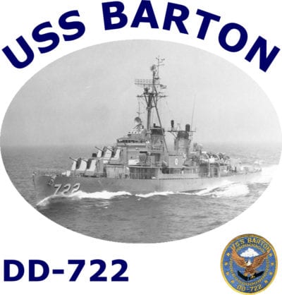 DD 722 USS Barton
