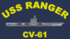 CV 61 USS Ranger Embroidered Polo Shirt