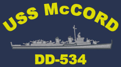 DD 534 USS McCord