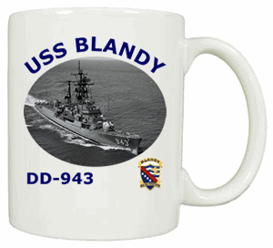 DD 943 USS Blandy Coffee Mug