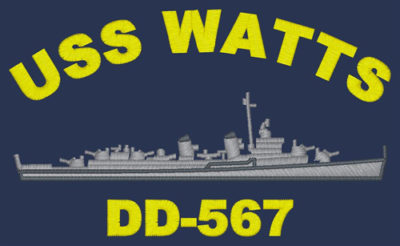 DD 567 USS Watts