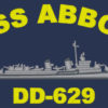 DD 629 USS Abbot