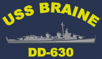 DD 630 USS Braine