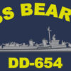 DD 654 USS Bearss