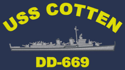 DD 669 USS Cotten