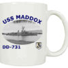DD 731 USS Maddox Coffee Mug 2