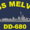 DD 680 USS Melvin