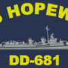 DD 681 USS Hopewell