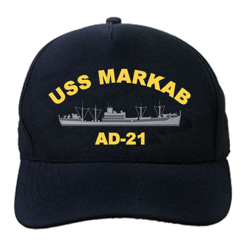 AD 21 USS Markab Embroidered Hat
