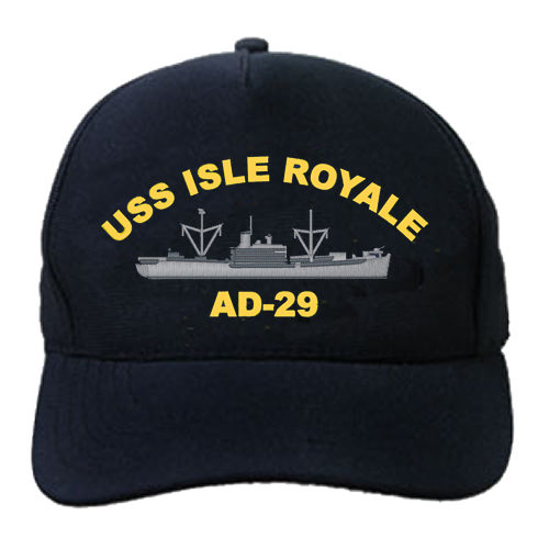 AD 29 USS Isle Royale Embroidered Hat